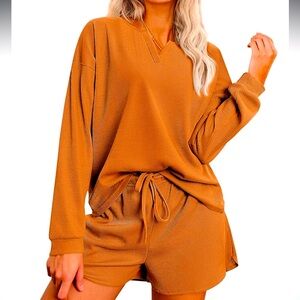 Cozy Orange Lounge Set Size Extra Large